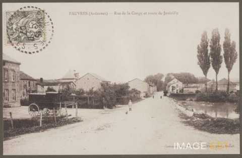 Rue de la Conge et route de Juniville (Pauvres)